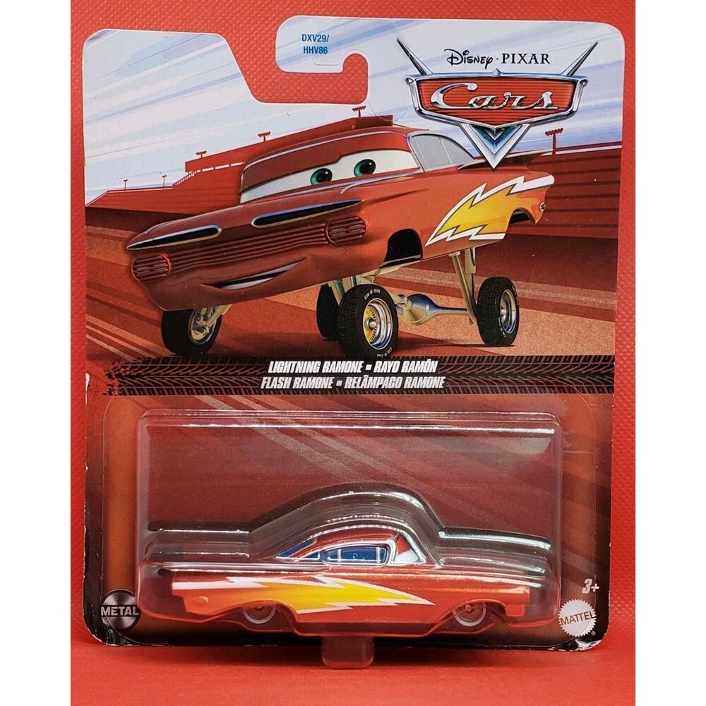 DISNEY PIXAR MATTEL DIE-CAST CARS MATTEL 2024 1/55 METAL RED LIGHTNING RAMONE...
